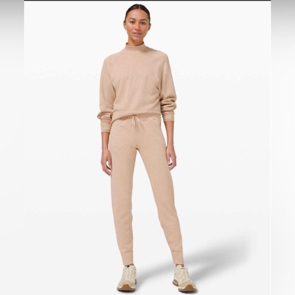 Lululemon Engineered Warmth Jogger in Cafe Au Lait